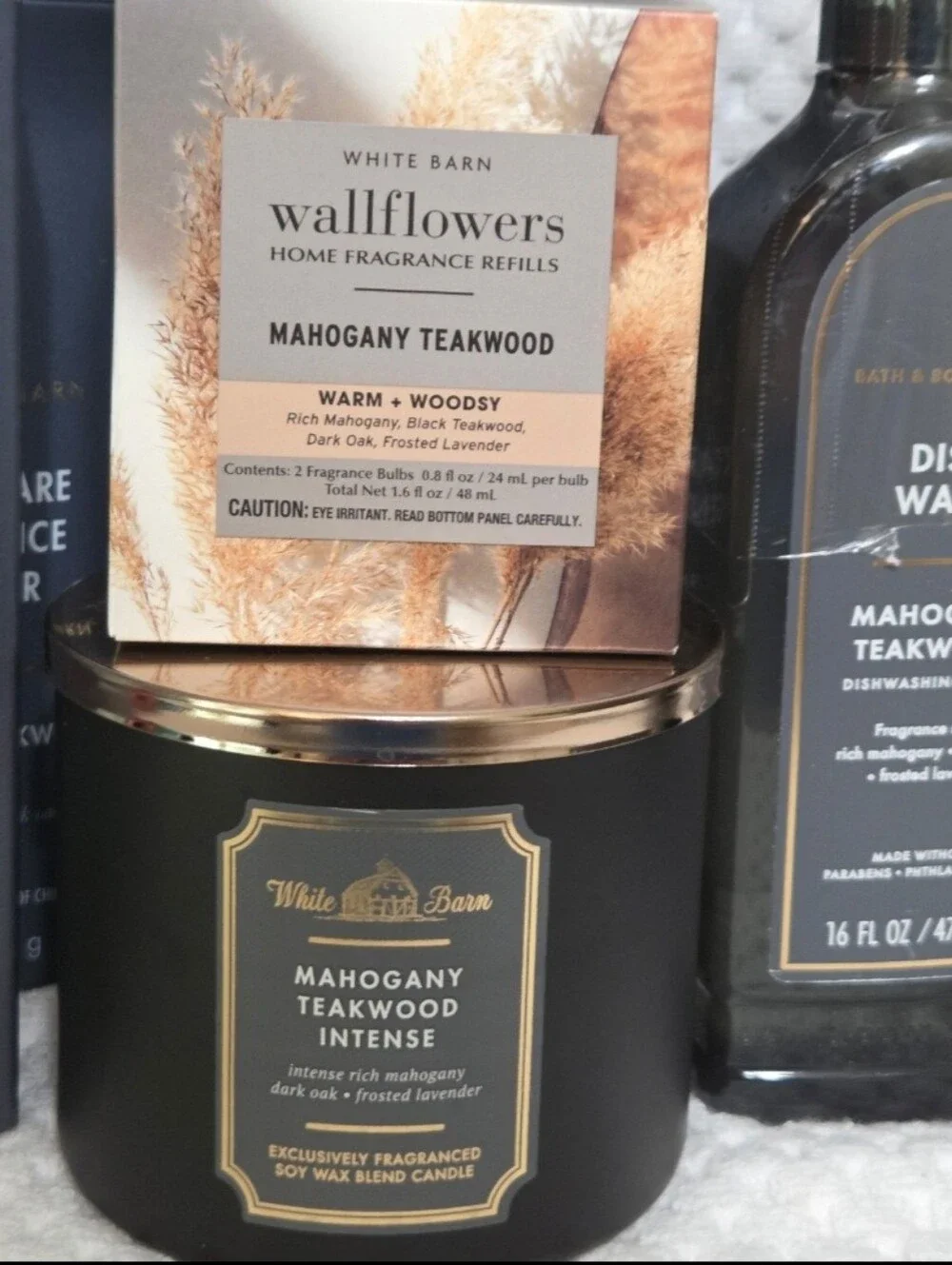 Bath & Body Works Mahagony Teakwood 8PC Bundle New!♡♡